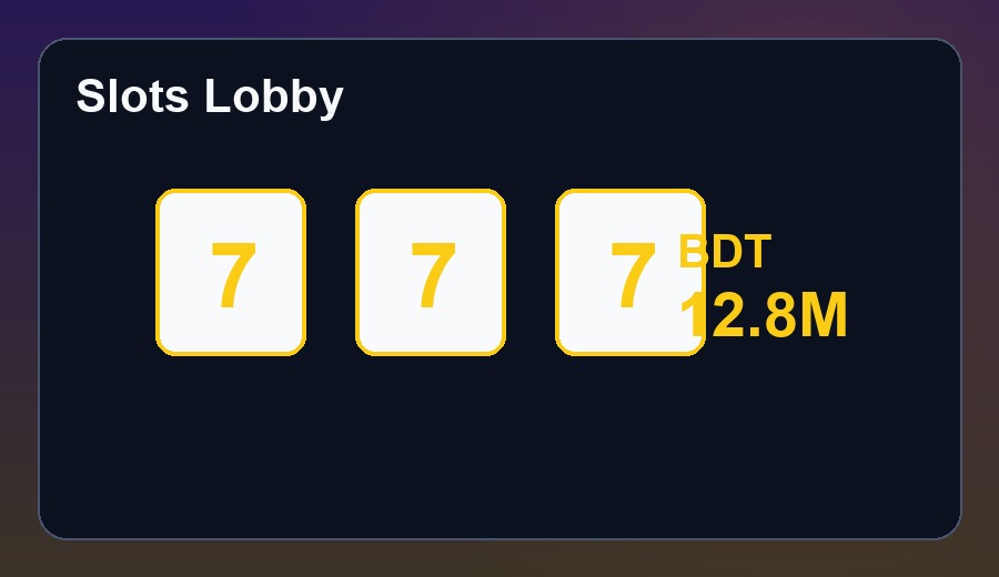 Crickex BD Slots Lobby
